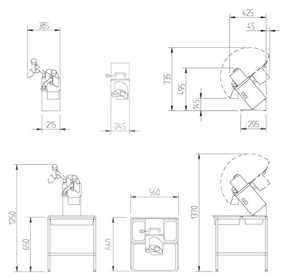 RG-100 - Dimensions