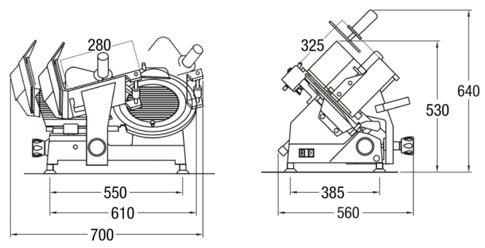 NS350XHD Dimensions 2016