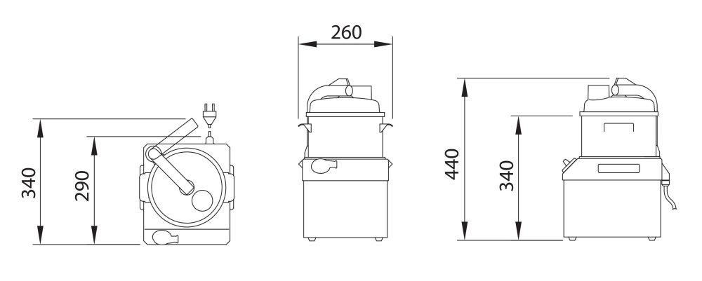 VCM-42 Dimensions