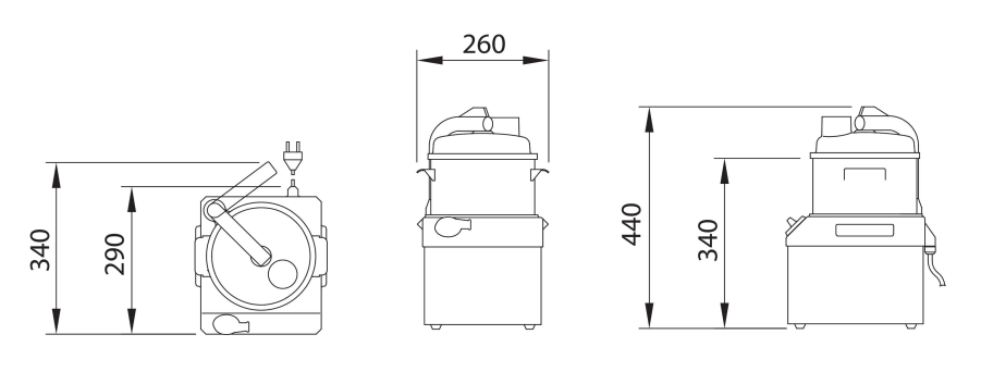 VCM-41 Dimensions