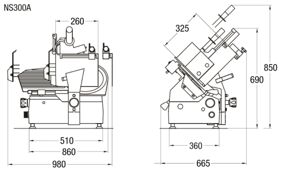 NS300A Dimensions 2016